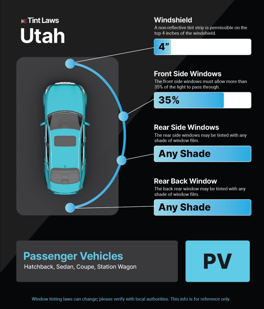 Tint Laws in west-valley-city, utah